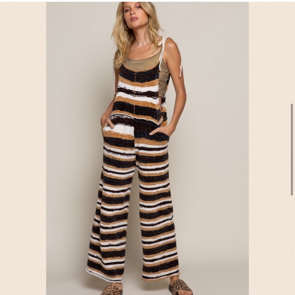 POL Knit Chenille Jumpsuit